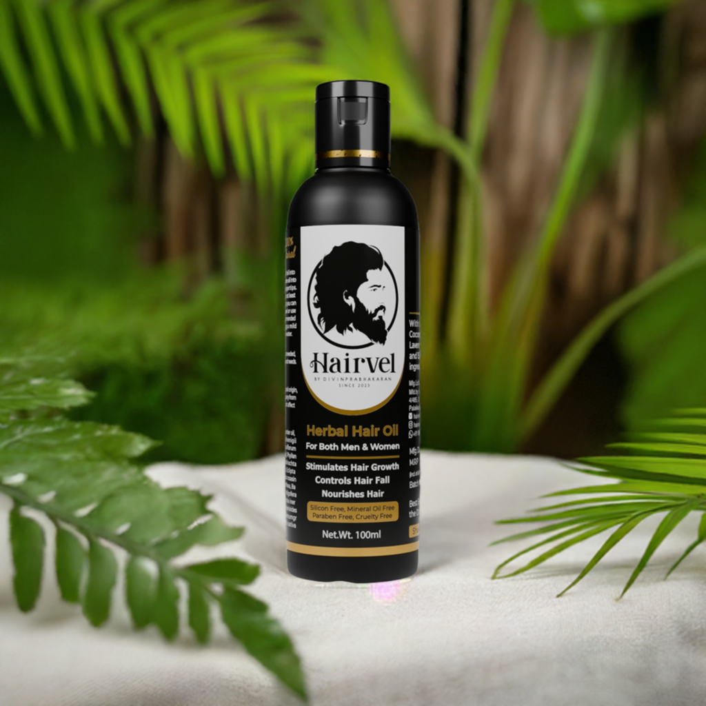 HAIRVEL Herbal Hair Oil | 100% Natural Herbal Hair Oil